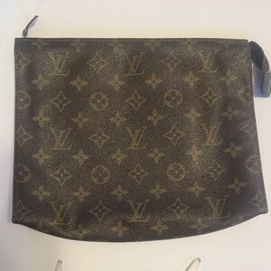Louis Vuitton Brown Monogram Canvas Pouch